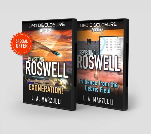 UFO Disclosure Episode 7 & Episode 8 - Revisiting Roswell DVD combo